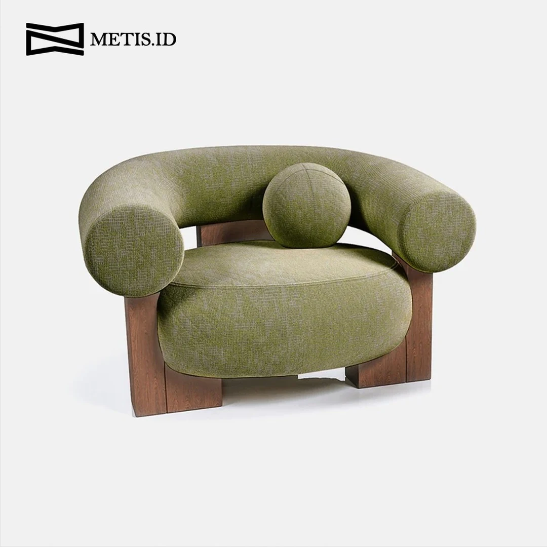 Kursi Santai Jati Busa Natural KS041